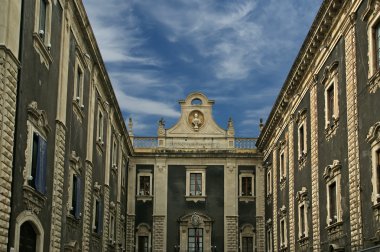 Catania sokaklarda. Sicilya ve Güney İtalya