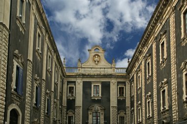 Catania sokaklarda. Sicilya ve Güney İtalya