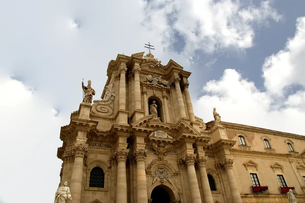 Katedra w syracuse, Sycylia, Włochy — Zdjęcie stockowe