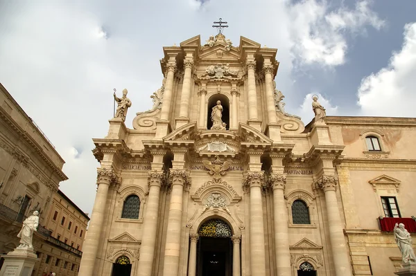 Katedra w syracuse (siracusa, sarausa), Sycylia, Włochy — Zdjęcie stockowe