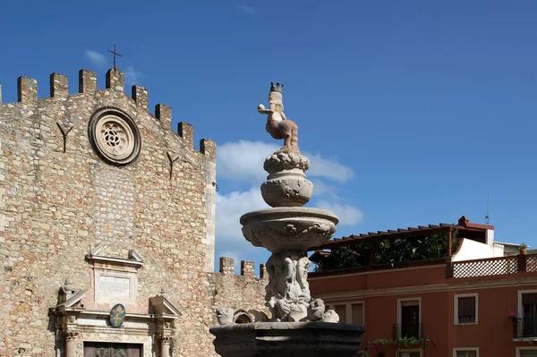 stock image Church in Taormina, Sicily, Italy