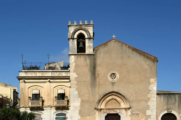 Церква в Таорміна, Сицилія, Італія — стокове фото