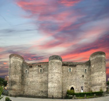 Castello ursino castle, catania, Sicilya ve Güney İtalya olduğunu