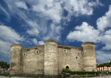 Castello ursino castle, catania, Sicilya ve Güney İtalya olduğunu