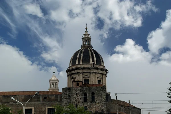 stock image Catholic church of Catania. Sicily, southern Italy