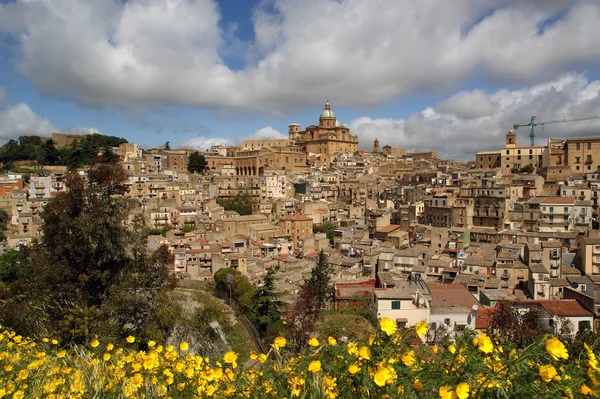 stock image View of a typical ancient city, Sicilia, Agrigento Province