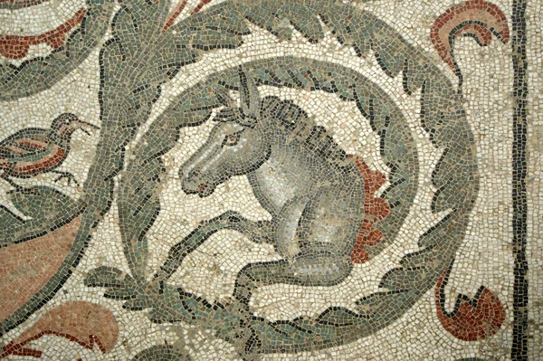 Мозаїка фрагмент римських Villa Romana del Casale, Сицилія — стокове фото