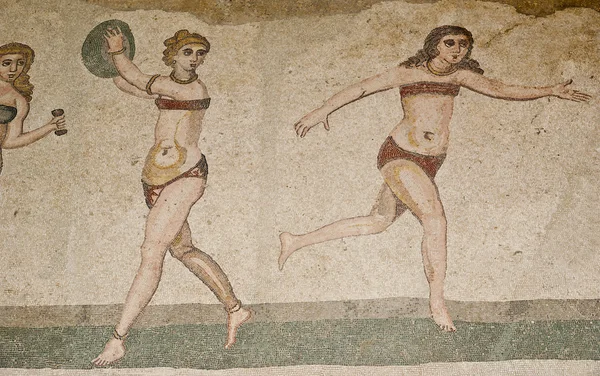 Mozaik parçası Roma villa romana del casale, Sicilya