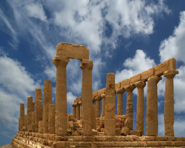 Antik Yunan tapınağı, juno, agrigento, Sicilya