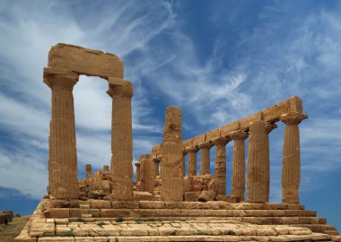 Antik Yunan tapınağı, juno, agrigento, Sicilya