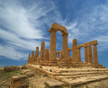 Antik Yunan tapınağı, juno, agrigento, Sicilya