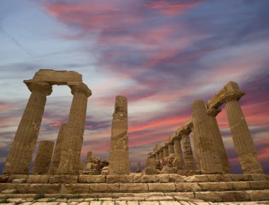 Antik Yunan tapınağı, juno, agrigento, Sicilya