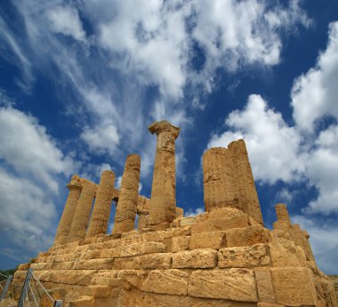 Antik Yunan tapınağı, juno, agrigento, Sicilya