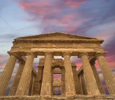 Antik Yunan tapınağı concordia, agrigento, Sicilya