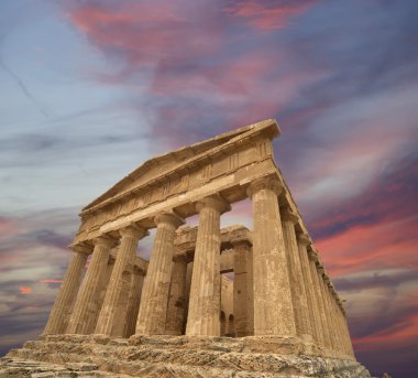 Antik Yunan tapınağı concordia, agrigento, Sicilya