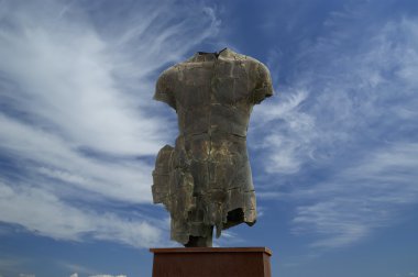 agrigento, Sicilya, İtalya'nın arkeolojik alanda heykel