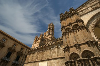 palermo, Sicilya, Güney İtalya katedral.