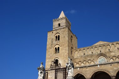 cefalu, Sicilya, Güney İtalya katedral Bazilikası