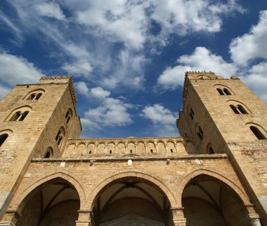 cefalu, Sicilya, Güney İtalya katedral Bazilikası