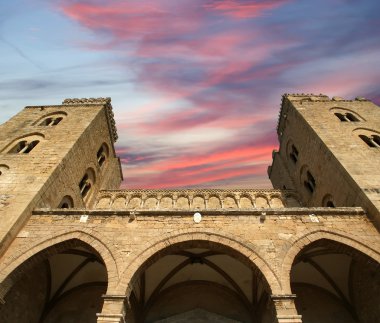 cefalu, Sicilya, Güney İtalya katedral Bazilikası