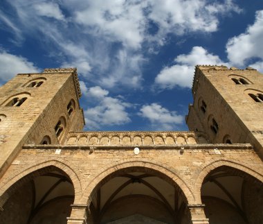 cefalu, Sicilya, Güney İtalya katedral Bazilikası