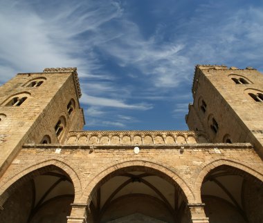 cefalu, Sicilya, Güney İtalya katedral Bazilikası