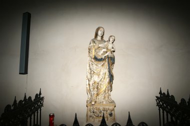 Madonna ve çocuk. Katedral-cefalu, Sicilya Bazilikası