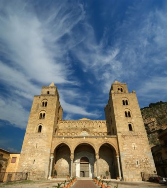 cefalu, Sicilya, Güney İtalya katedral Bazilikası