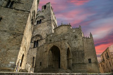 medievel Katolik Kilisesi. Erice, Sicilya