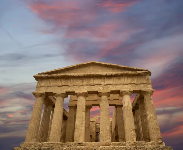 Temple grec antique de Concordia, Agrigente, Sicile — Photo