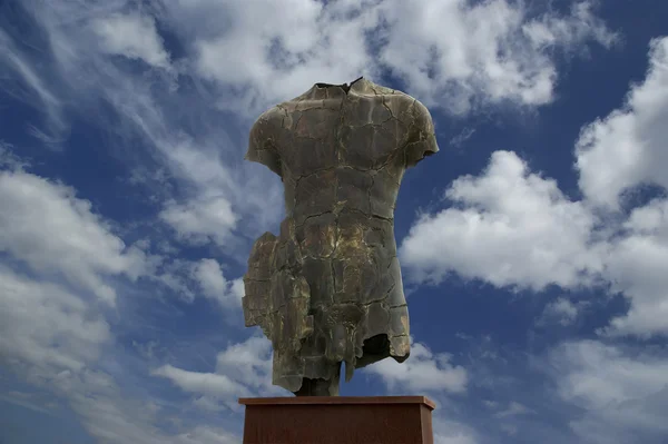 Статуя в археологическом районе Агридженто, Сицилия, Италия — стоковое фото