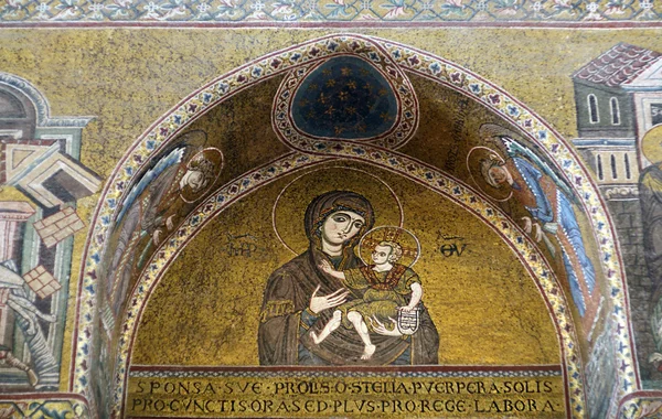 Duomo-Basilica di Monreale, Sicilia — Foto Stock