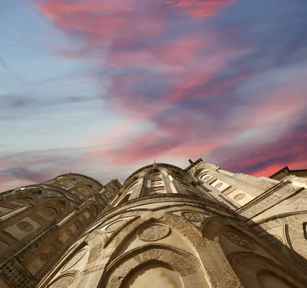 Βασιλική-καθεδρικό ναό του monreale, Σικελία, Νότια Ιταλία — Φωτογραφία Αρχείου