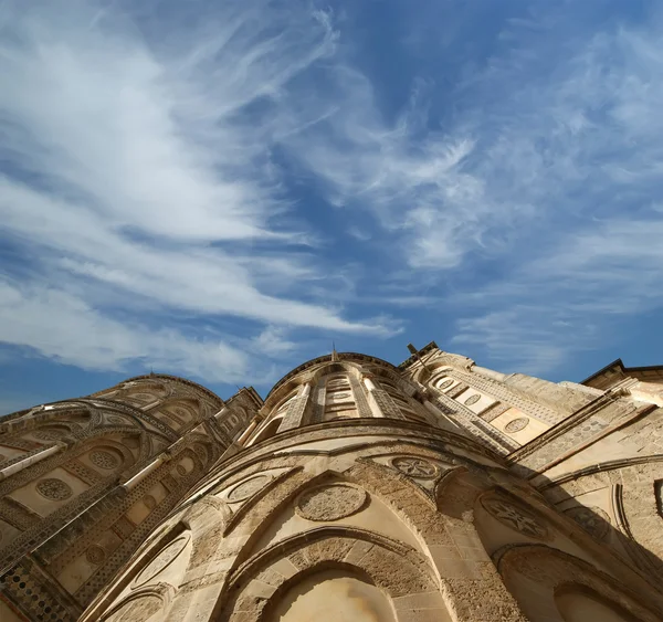 Monreale Sicilya, Güney İtalya katedral Bazilikası — Stok fotoğraf