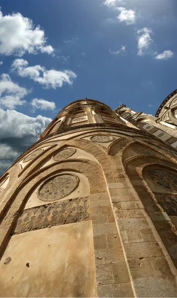 Bazylika katedralna monreale, Sycylii, we Włoszech — Zdjęcie stockowe