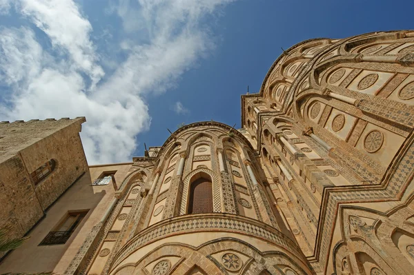 몬 레알 레, 시 실리, 남쪽 이탈리아의 대성당 대성당 — 스톡 사진