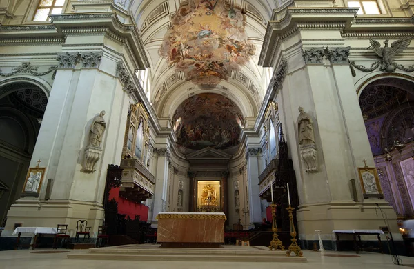 Dentro da catedral de Palermo, Sicília, sul da Itália — Fotografia de Stock