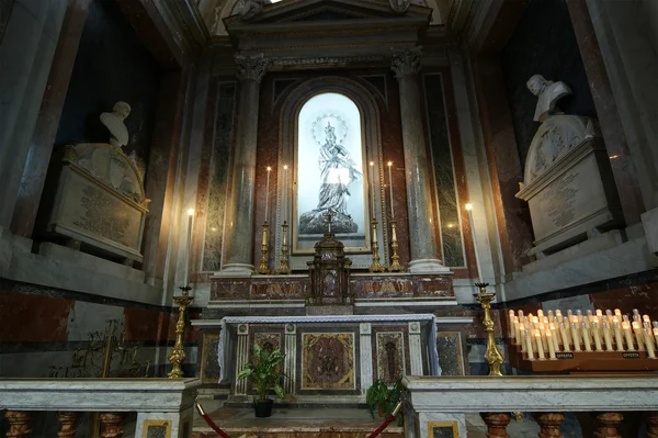Μέσα στον καθεδρικό ναό του Παλέρμο, Σικελία, Νότια Ιταλία — Φωτογραφία Αρχείου