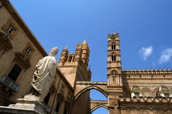 Catedral de Palermo, Sicília, sul da Itália — Fotografia de Stock