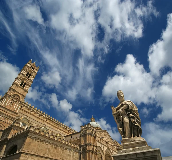 Katedrála palermo, Sicílie, jižní Itálie — Stock fotografie