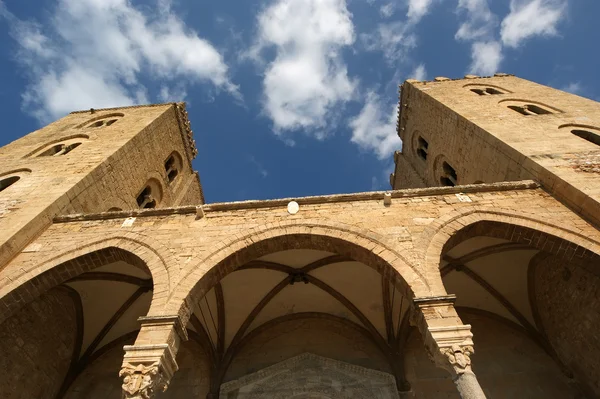 Cefalu, 시 실리, 남쪽 이탈리아의 대성당 대성당 — 스톡 사진