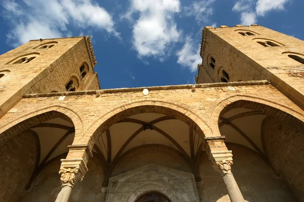 Cefalu, Sicilya, Güney İtalya katedral Bazilikası — Stok fotoğraf