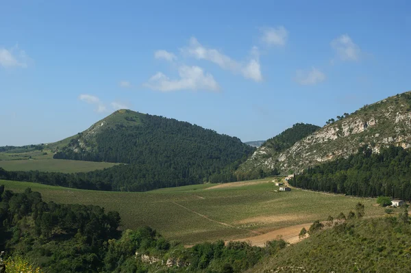 Berget dalen - landskap, Sicilien, Italien — Stockfoto