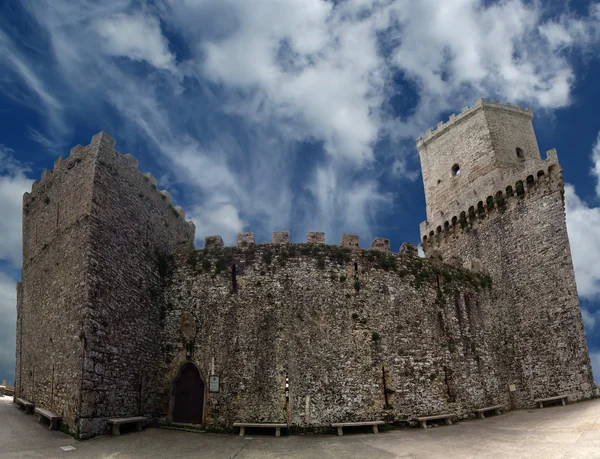 Castello di Venere a Erice, Sicilia, Italia — Foto Stock