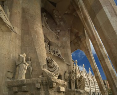 Sagrada familia tarafından antoni gaudi barcelona İspanya