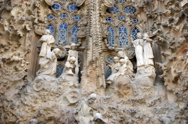 Sagrada familia tarafından antoni gaudi barcelona İspanya