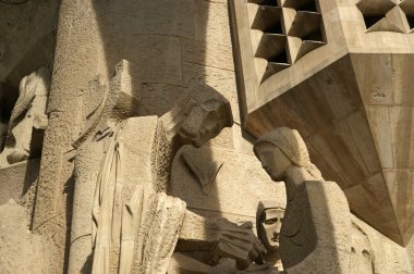 Sagrada familia tarafından antoni gaudi barcelona İspanya