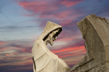 Sagrada familia tarafından antoni gaudi barcelona İspanya