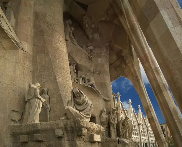 Sagrada familia od Antoniho Gaudího v Barceloně Španělsko — Stock fotografie