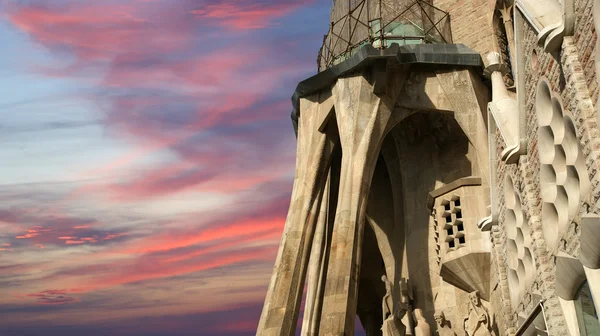 Sagrada Familia Antoni Gaudi, Barcelona, Spanyolország — Stock Fotó